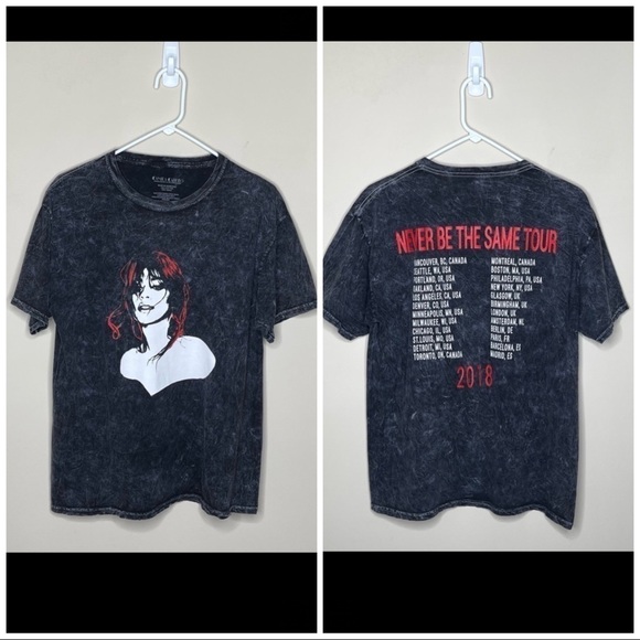 Camila Cabello Concert T Shirt Never Be The Same Tour 2018 - Picture 1 of 4